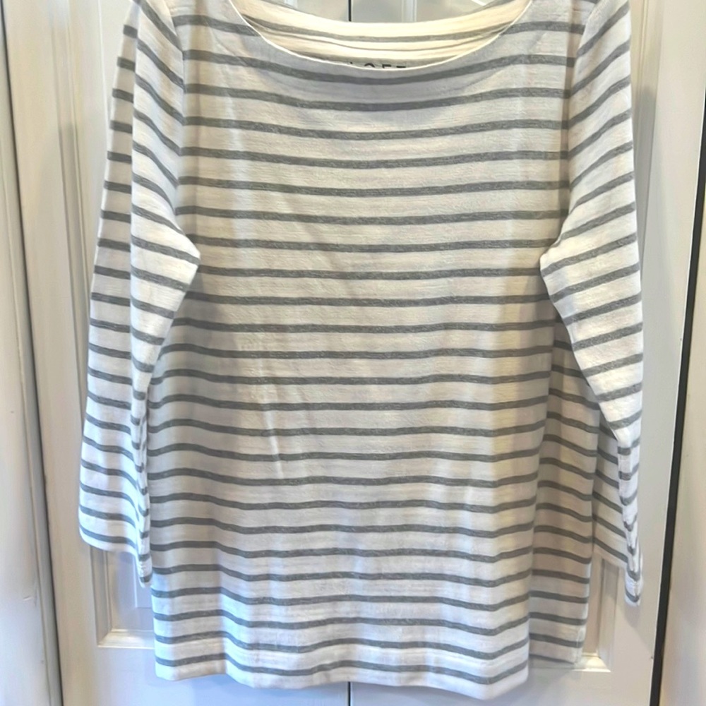 NWOT Loft Striped Tee M